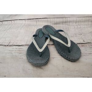 Ilse Jacobsen Glitter Flip Flops Size 6